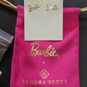 Barbie x Kendra Scott ear climber earrings in gold